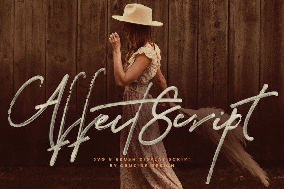 Affect: Elevating Design with Modern Brush Script Elegance