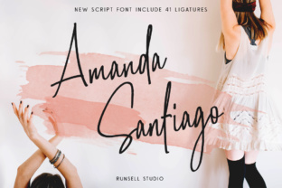 Amanda Santiago: A Script Font for Authentic Branding