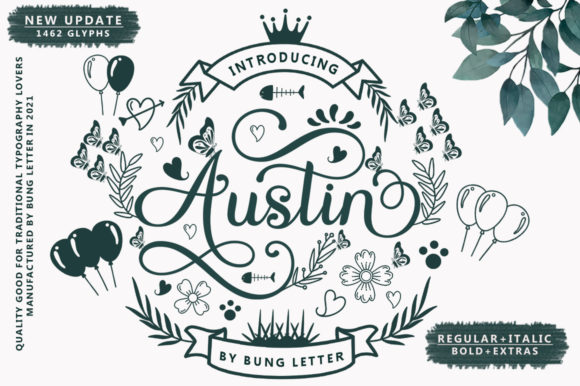Austin Script: Elevate Your Designs with Modern Calligraphy