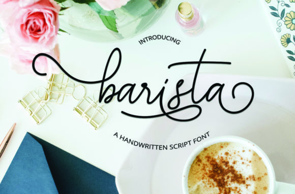 Barista: A Magical Script Font for Elegant Design
