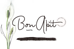 Bon Apit: A Sweet, Hand-Lettered Script for Stunning Designs