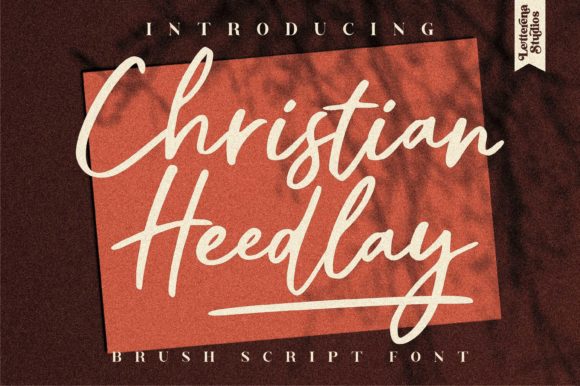 Christian Heedlay: The Elegant Script Font for Modern Design