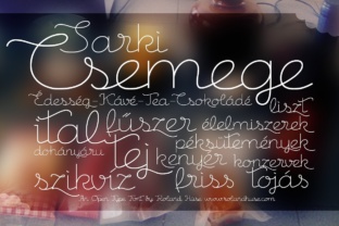 Csemege: A Hungarian Script for Modern Design