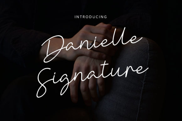 Danielle Signature: Elevating Design with Elegant Script Typography