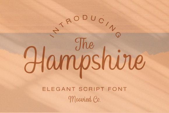 Hampshire: A Chic Script Font for Modern Design
