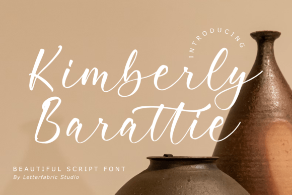Kimberly Barattie: A Beautiful Script Font for Creative Projects