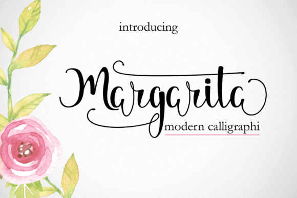 Margarita: A Handwritten Script Font for Modern Design