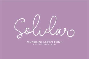 Solidar: Elevating Modern Design with Elegant Script