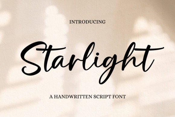 Starlight: The Elegant Script Font for Modern Design