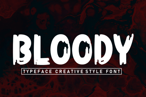 The Bloody Font: Crafting Eerie Visual Narratives
